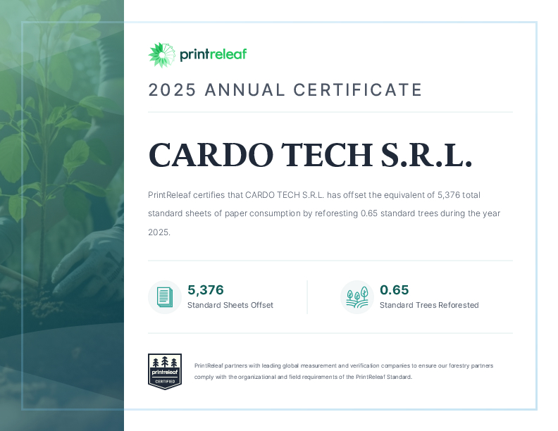 2025 Annual Certificate