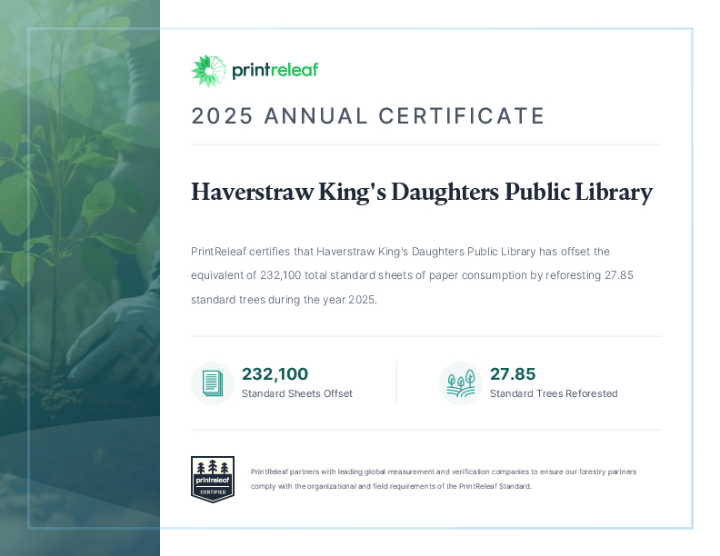 2025 Annual Certificate