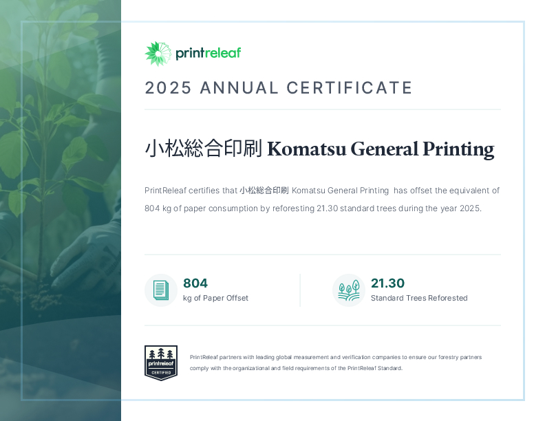 2025 Annual Certificate