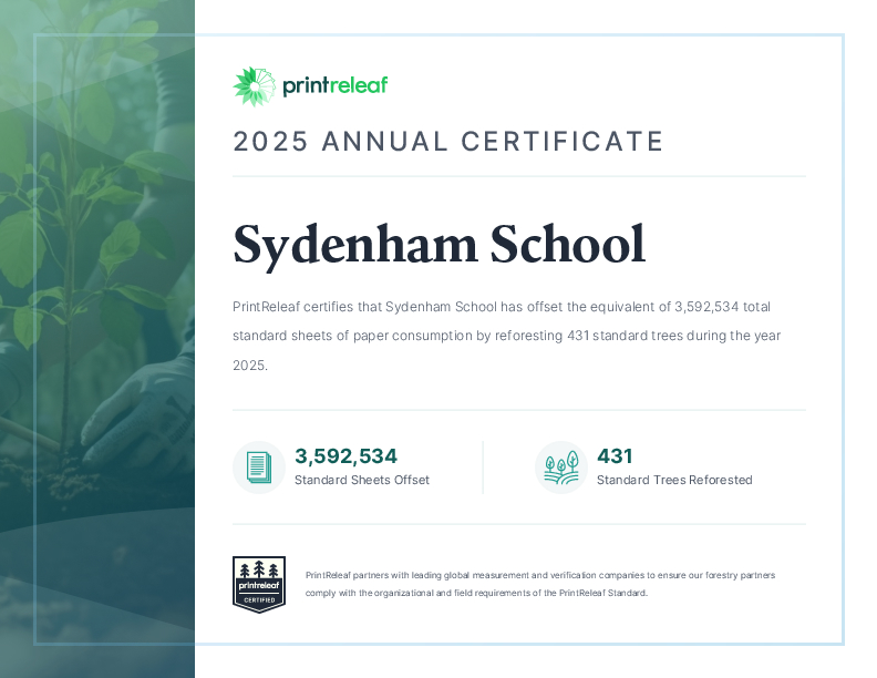 2025 Annual Certificate