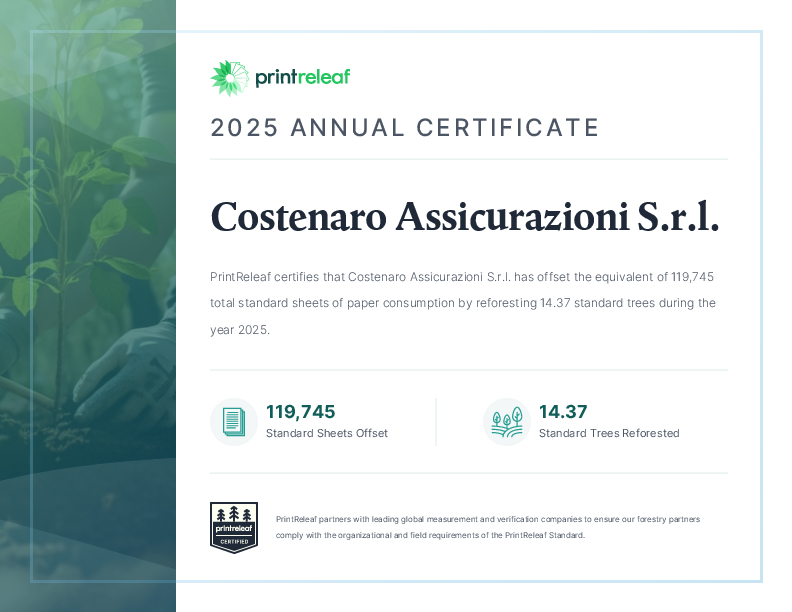 2025 Annual Certificate