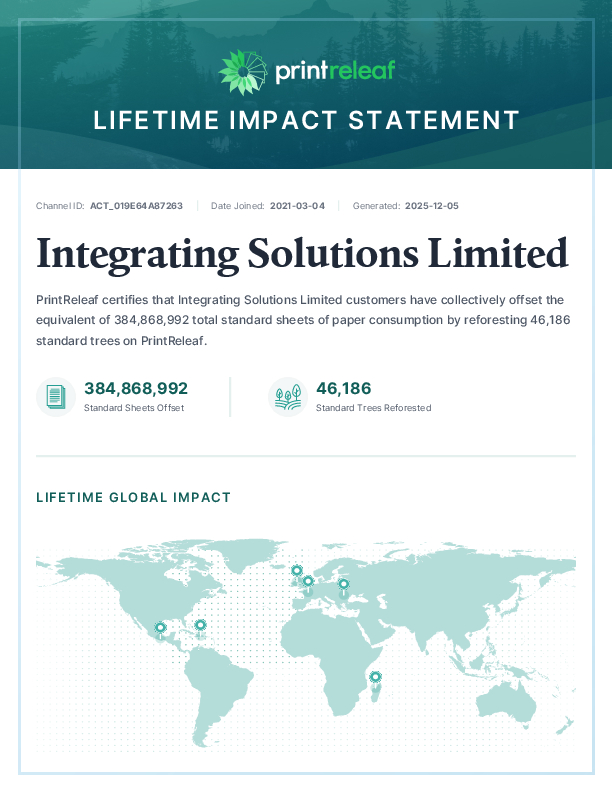 Lifetime Impact Statement