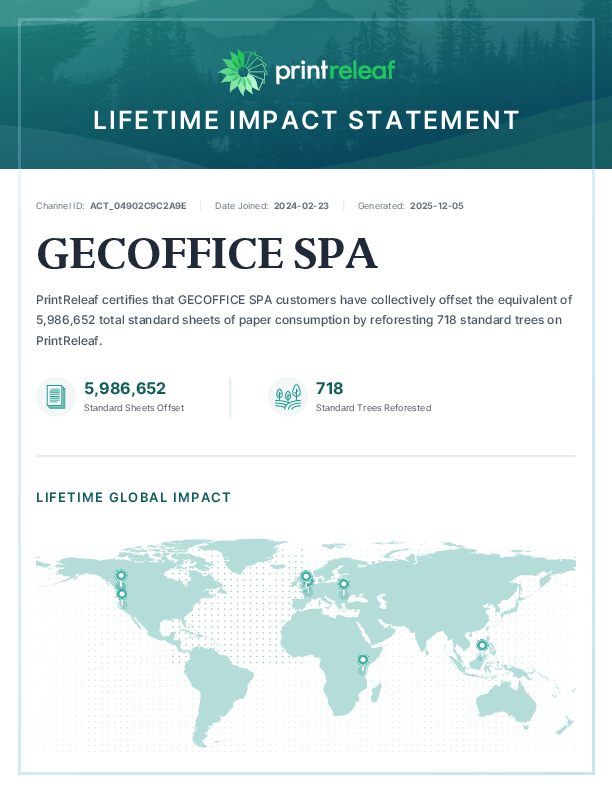 Lifetime Impact Statement