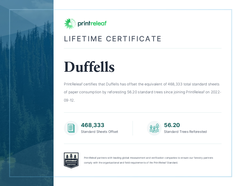 Lifetime Certificate