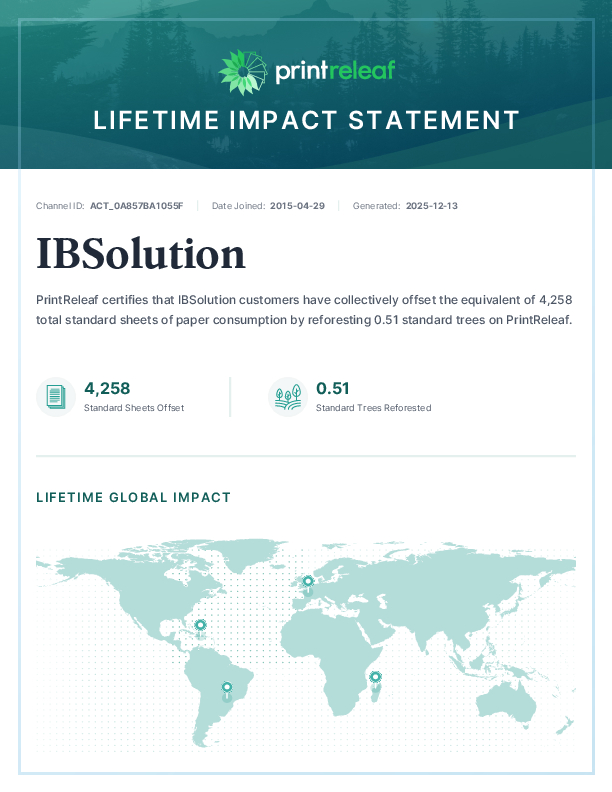 Lifetime Impact Statement