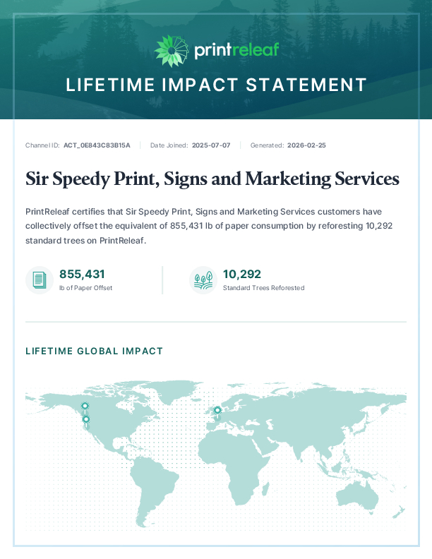 Lifetime Impact Statement