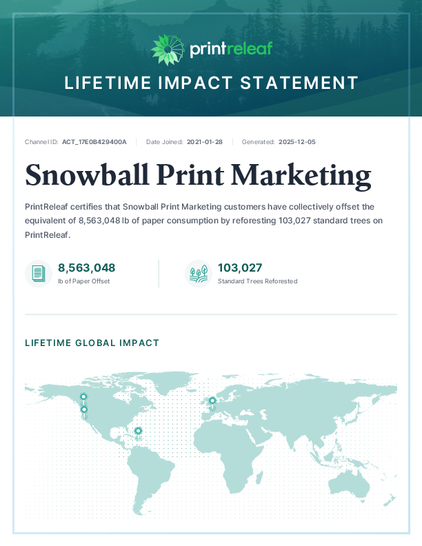 Lifetime Impact Statement