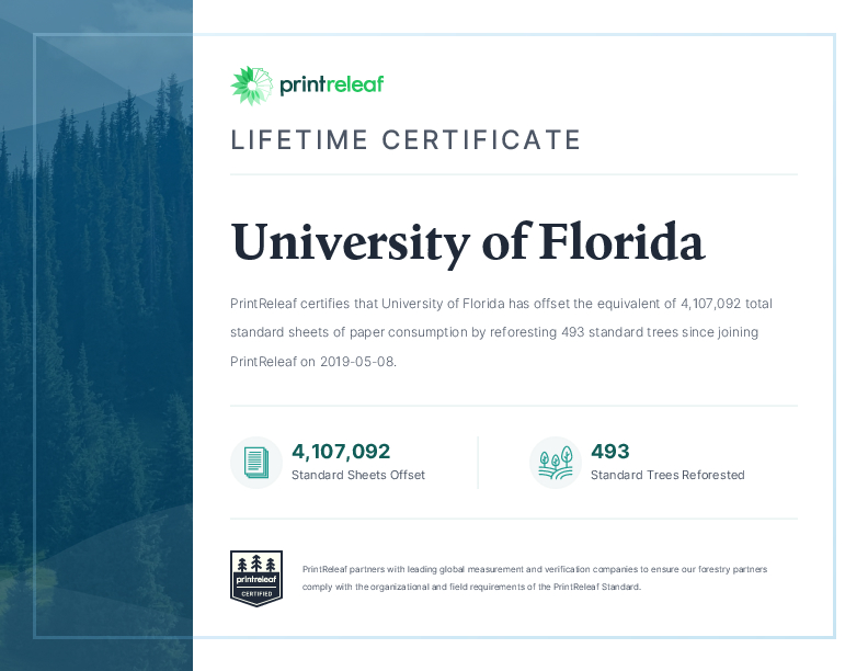 Lifetime Certificate