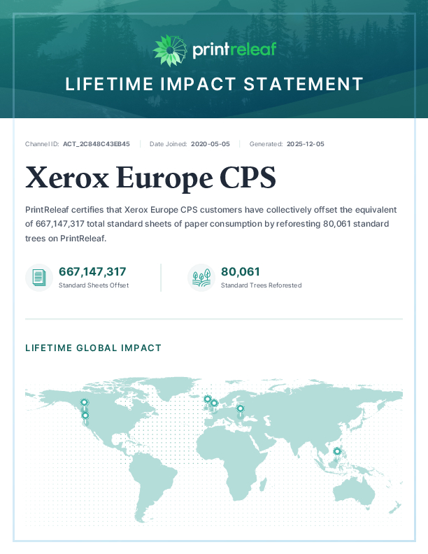Lifetime Impact Statement