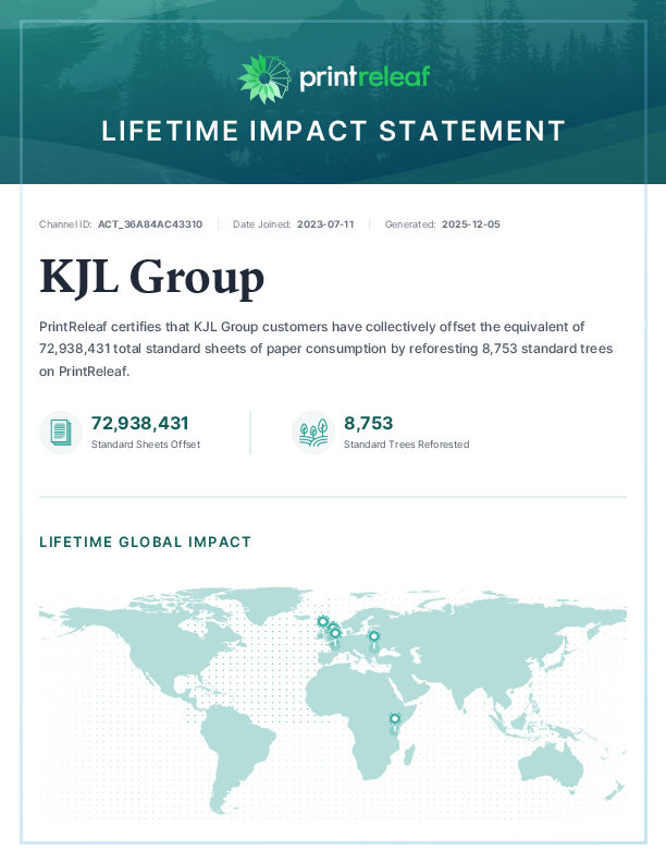 Lifetime Impact Statement