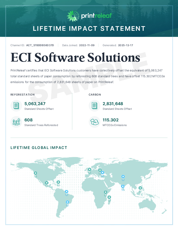 Lifetime Impact Statement