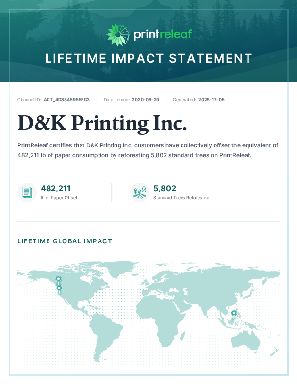 Lifetime Impact Statement