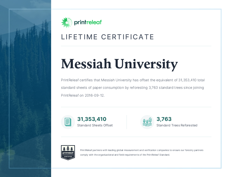 Lifetime Certificate