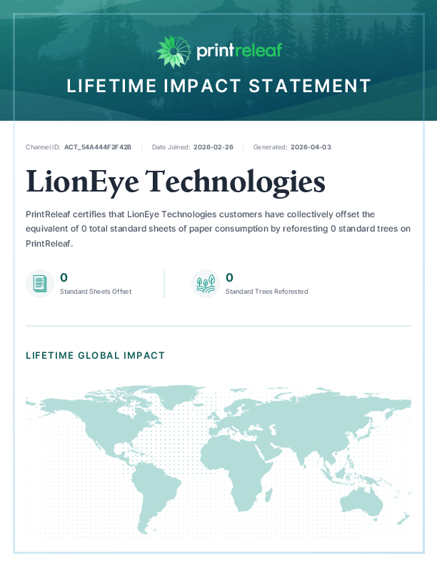 Lifetime Impact Statement