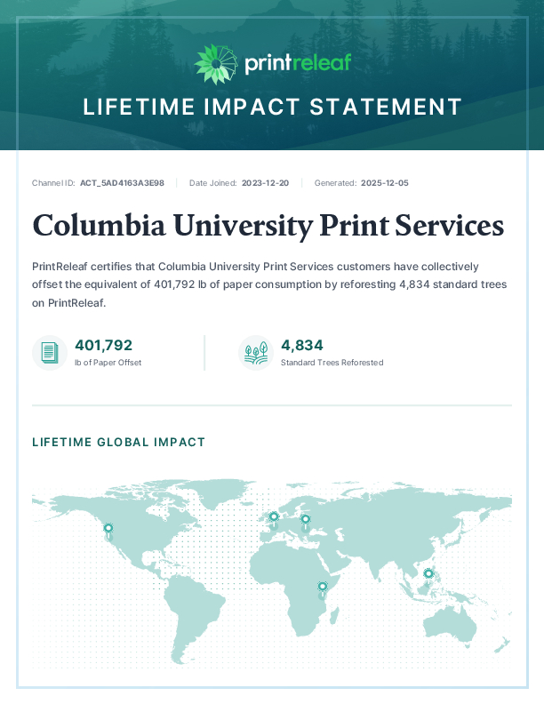 Lifetime Impact Statement