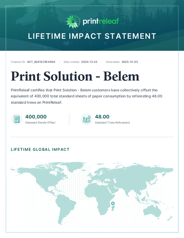 Lifetime Impact Statement