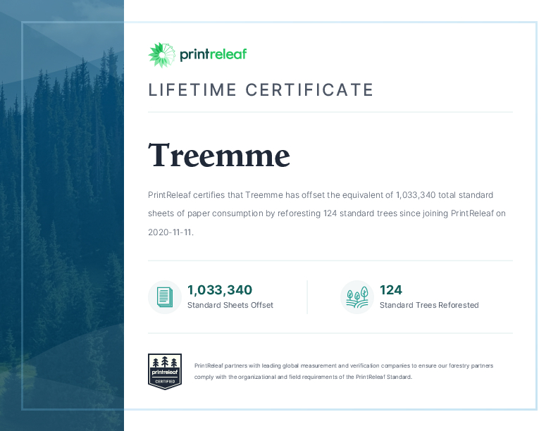 Lifetime Certificate