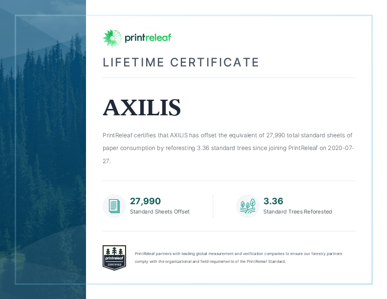 Lifetime Certificate