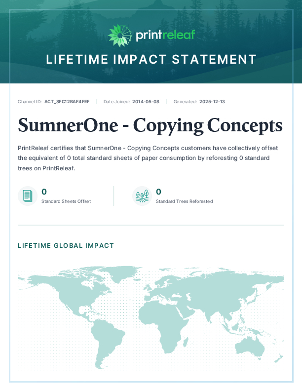 Lifetime Impact Statement