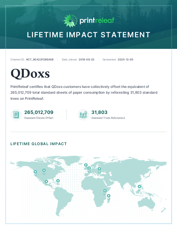Lifetime Impact Statement