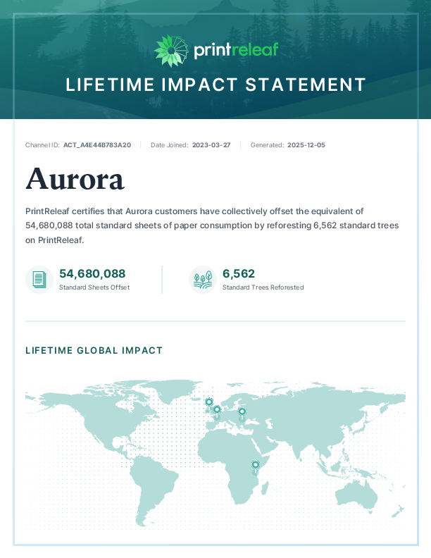 Lifetime Impact Statement