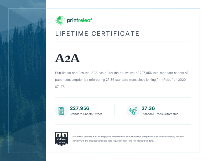 Certificado de por vida