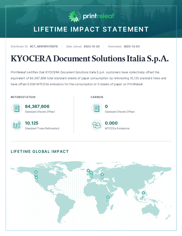 Lifetime Impact Statement