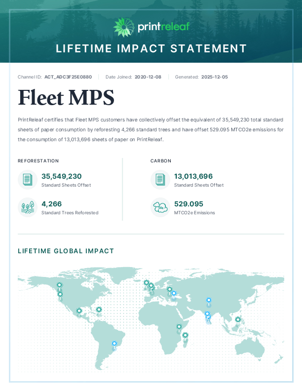Lifetime Impact Statement