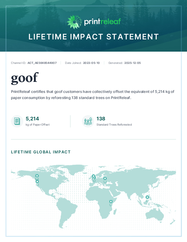 Lifetime Impact Statement