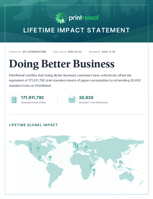 Lifetime Impact Statement