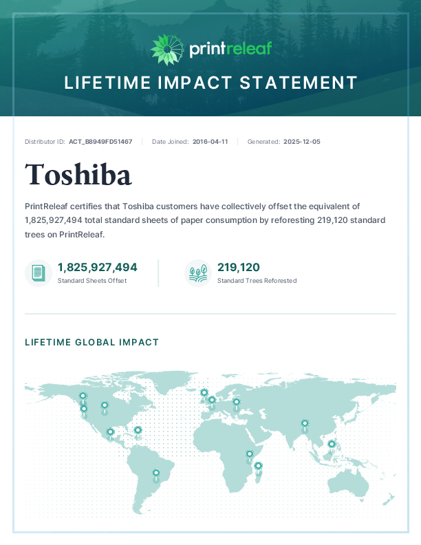 Lifetime Impact Statement