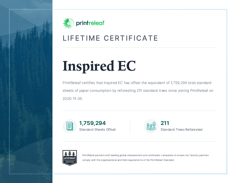 Lifetime Certificate