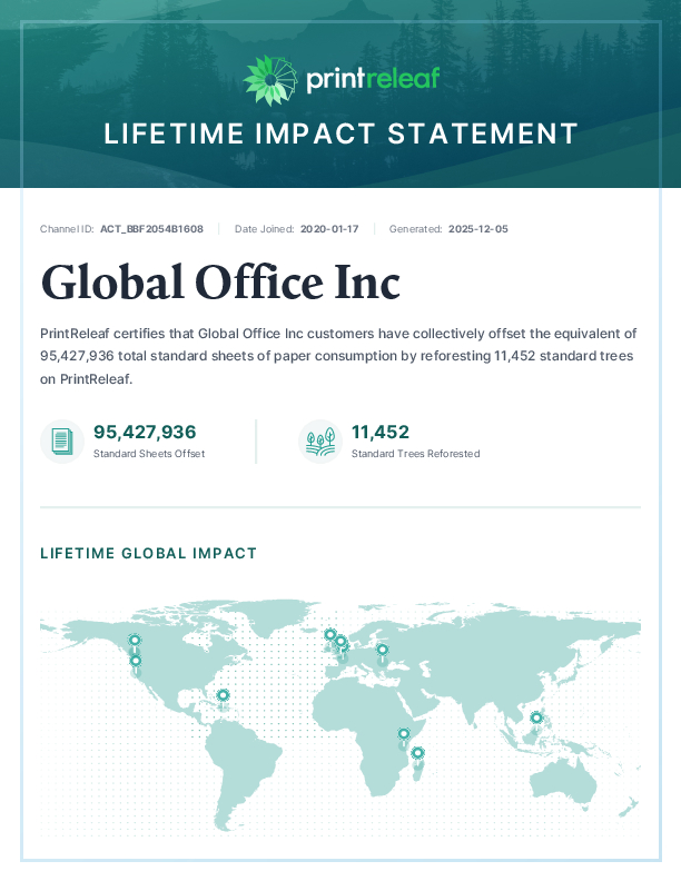 Lifetime Impact Statement