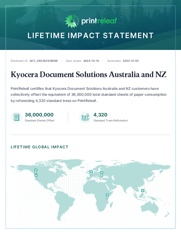 Lifetime Impact Statement
