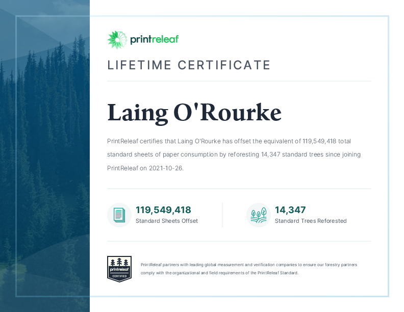 Lifetime Certificate