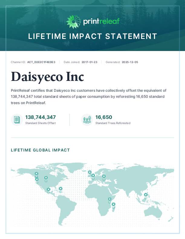 Lifetime Impact Statement