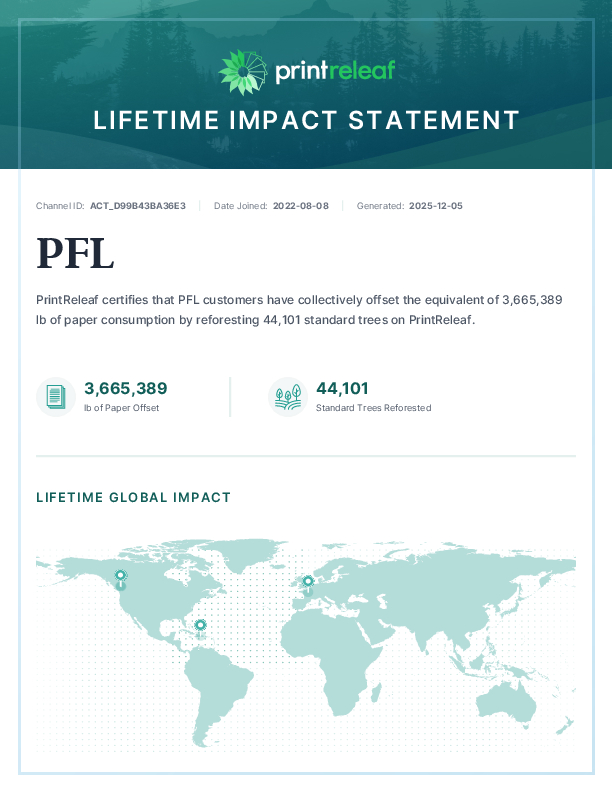 Lifetime Impact Statement