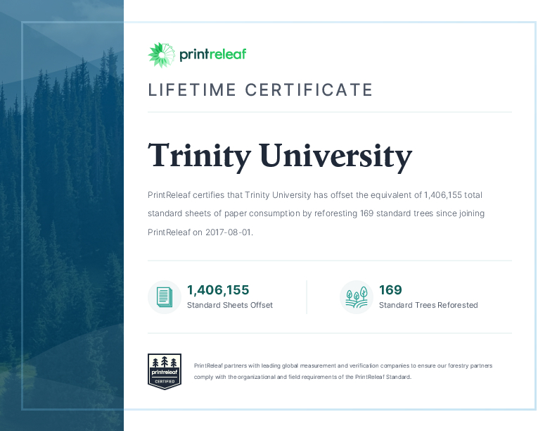 Lifetime Certificate
