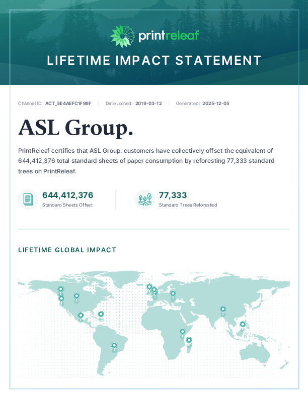 Lifetime Impact Statement