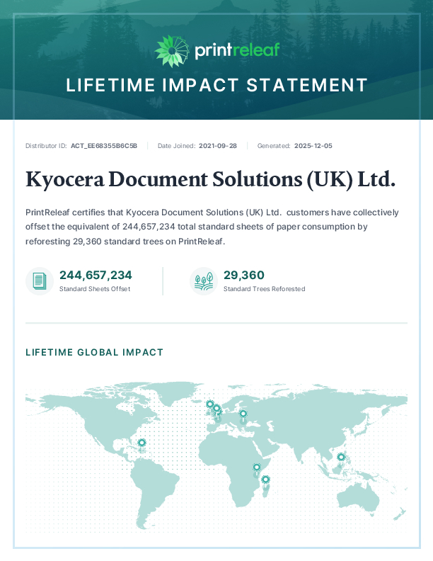 Lifetime Impact Statement
