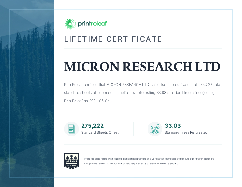 Lifetime Certificate