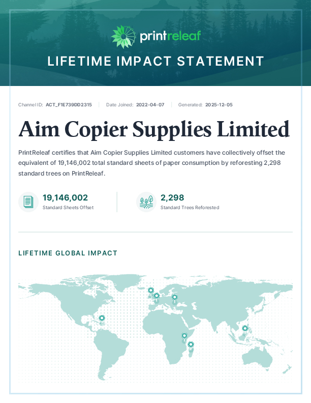 Lifetime Impact Statement