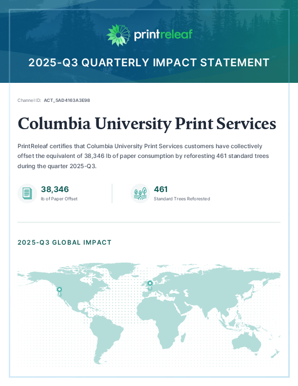 2025-Q3 Quarterly Impact Statement
